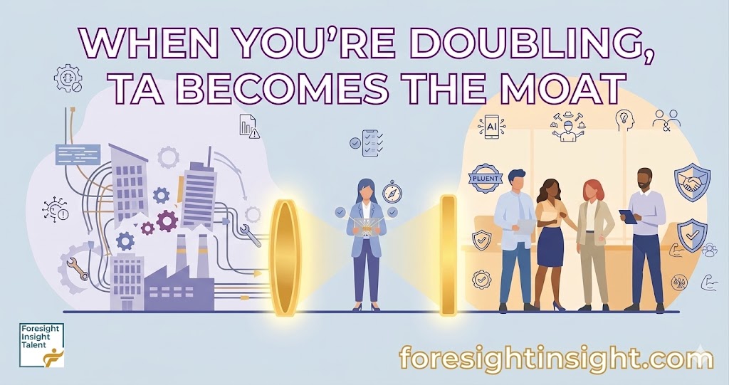 When You're Doubling, TA Becomes the Moat